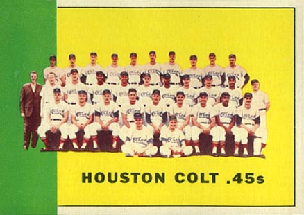 1963 Topps Houston Colt .45's Team #312 Baseball Card