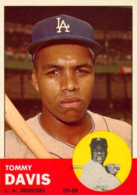 1963 Topps Tommy Davis #310 Baseball Card
