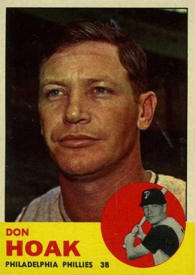 1963 Topps Don Hoak #305 Baseball Card