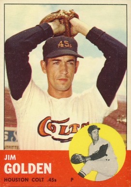 1963 Topps Jim Golden #297 Baseball Card
