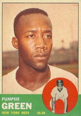 1963 Topps Pumpsie Green #292 Baseball Card