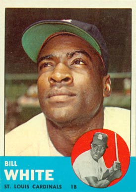 1963 Topps Bill White #290 Baseball Card