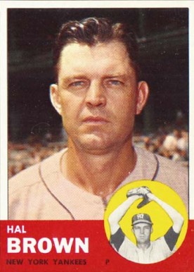 1963 Topps Hal Brown #289 Baseball Card