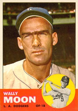 1963 Topps Wally Moon #279 Baseball Card