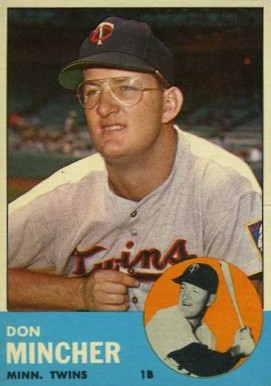 1963 Topps Don Mincher #269 Baseball Card