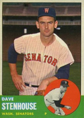 1963 Topps Dave Stenhouse #263 Baseball Card