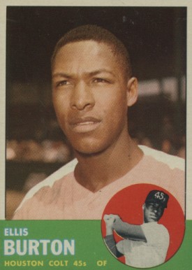 1963 Topps Ellis Burton #262 Baseball Card