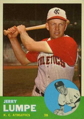 1963 Topps Jerry Lumpe #256 Baseball Card