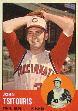 1963 Topps John Tsitouris #244 Baseball Card