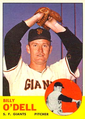 1963 Topps Billy O'Dell #235 Baseball Card