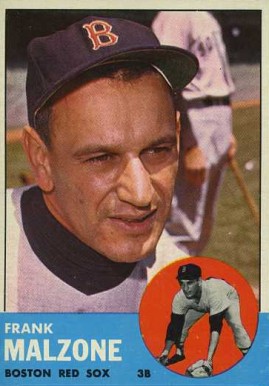 1963 Topps Frank Malzone #232 Baseball Card