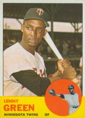 1963 Topps Lenny Green #198 Baseball Card