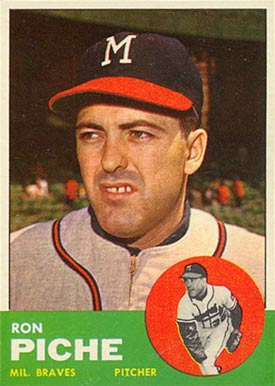 1963 Topps Ron Piche #179 Baseball Card