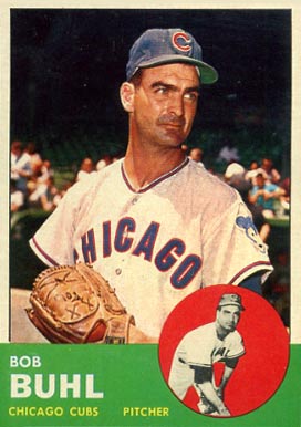 1963 Topps Bob Buhl #175 Baseball Card