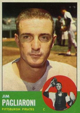 1963 Topps Jim Pagliaroni #159 Baseball Card
