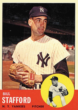 1963 Topps Bill Stafford #155 Baseball Card