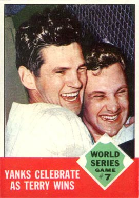 1963 Topps World Series Game #7 #148 Baseball Card