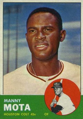 1963 Topps Manny Mota #141 Baseball Card