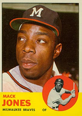1963 Topps Mack Jones #137 Baseball Card
