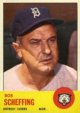 1963 Topps Bob Scheffing #134 Baseball Card