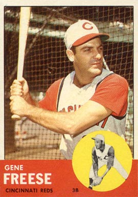1963 Topps Gene Freese #133 Baseball Card