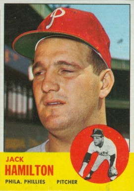 1963 Topps Jack Hamilton #132 Baseball Card