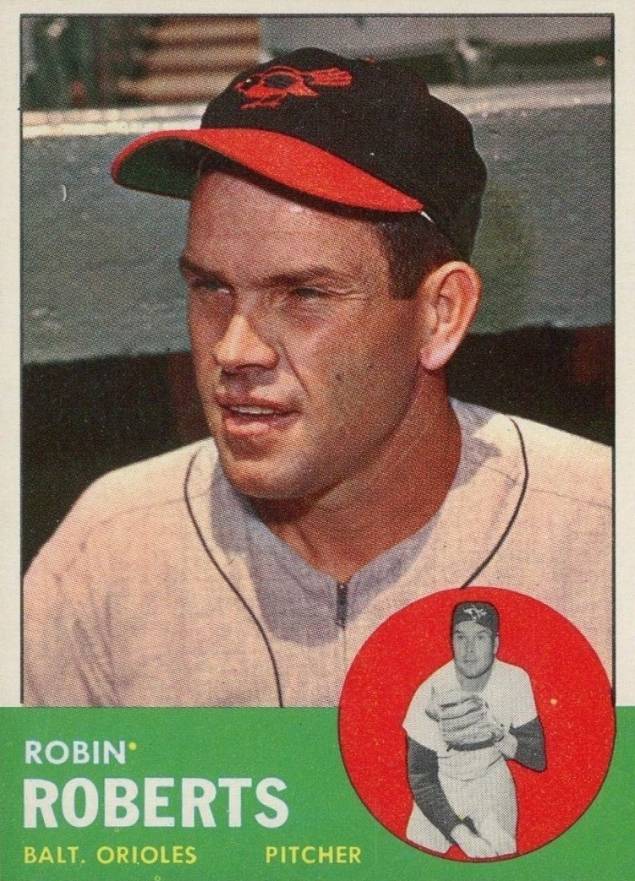 1963 Topps Robin Roberts #125 Baseball Card