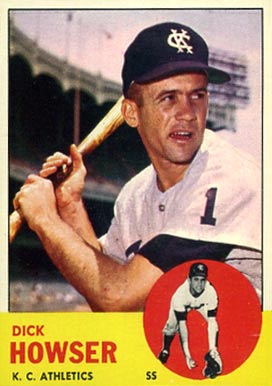 1963 Topps Dick Howser #124 Baseball Card