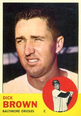 1963 Topps Dick Brown #112 Baseball Card