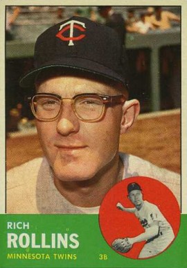 1963 Topps Rich Rollins #110 Baseball Card