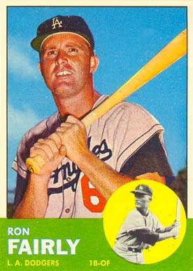 1963 Topps Ron Fairly #105 Baseball Card