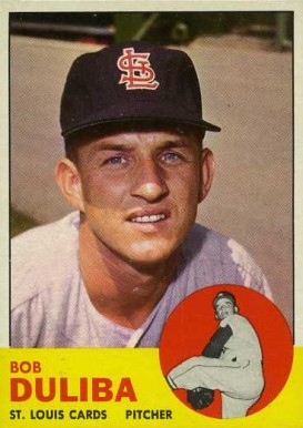 1963 Topps Bob Duliba #97 Baseball Card