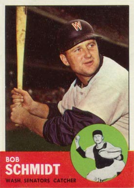 1963 Topps Bob Schmidt #94 Baseball Card