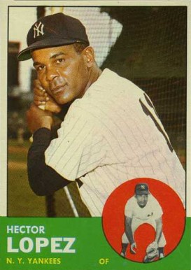 1963 Topps Hector Lopez #92 Baseball Card
