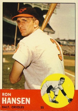 1963 Topps Ron Hansen #88 Baseball Card