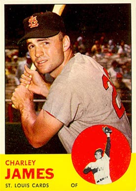1963 Topps Charley James #83 Baseball Card