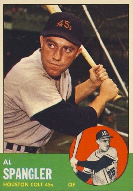 1963 Topps Al Spangler #77 Baseball Card