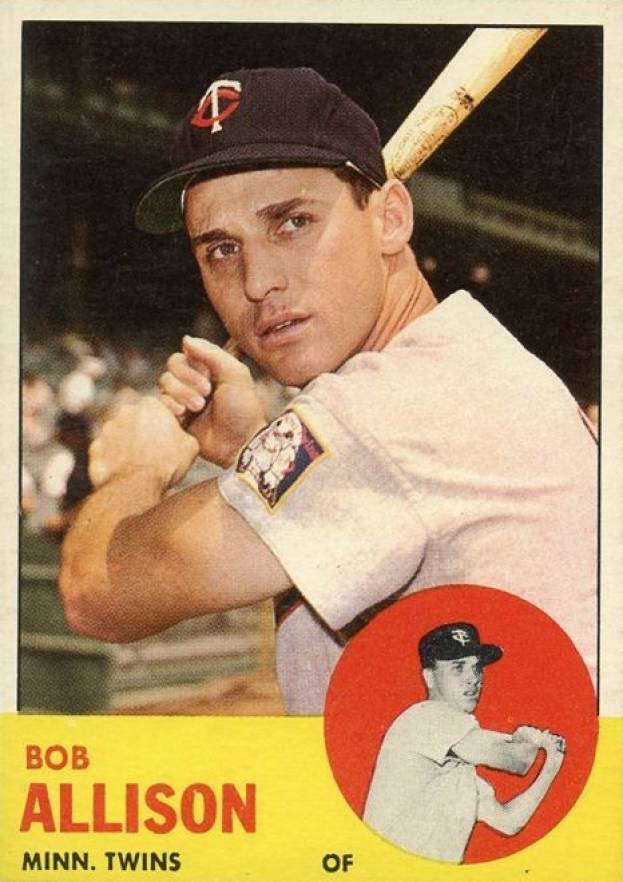 1963 Topps Bob Allison #75 Baseball Card