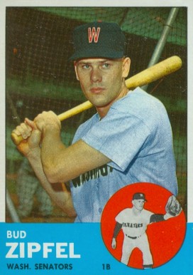 1963 Topps Bud Zipfel #69 Baseball Card
