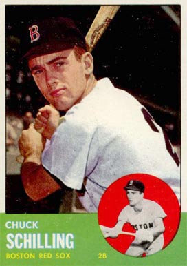 1963 Topps Chuck Schilling #52 Baseball Card