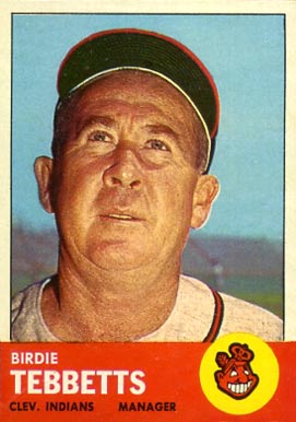1963 Topps Birdie Tebbetts #48 Baseball Card
