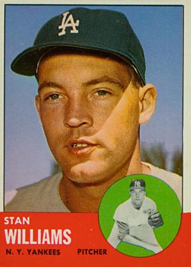 1963 Topps Stan Williams #42 Baseball Card