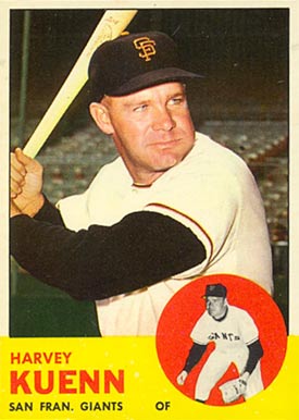 1963 Topps Harvey Kuenn #30 Baseball Card