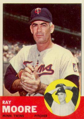 1963 Topps Ray Moore #26 Baseball Card