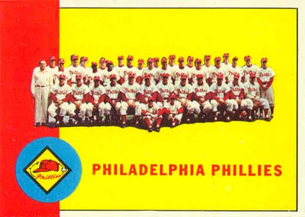 1963 Topps Philadelphia Phillies Team #13 Baseball Card
