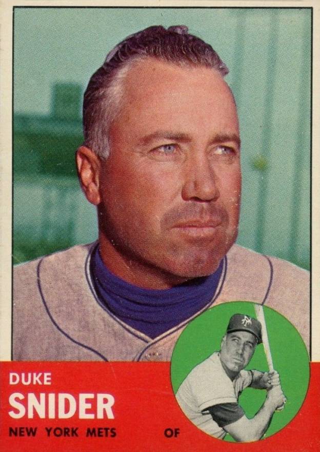 1963 Topps Duke Snider #550 Baseball Card