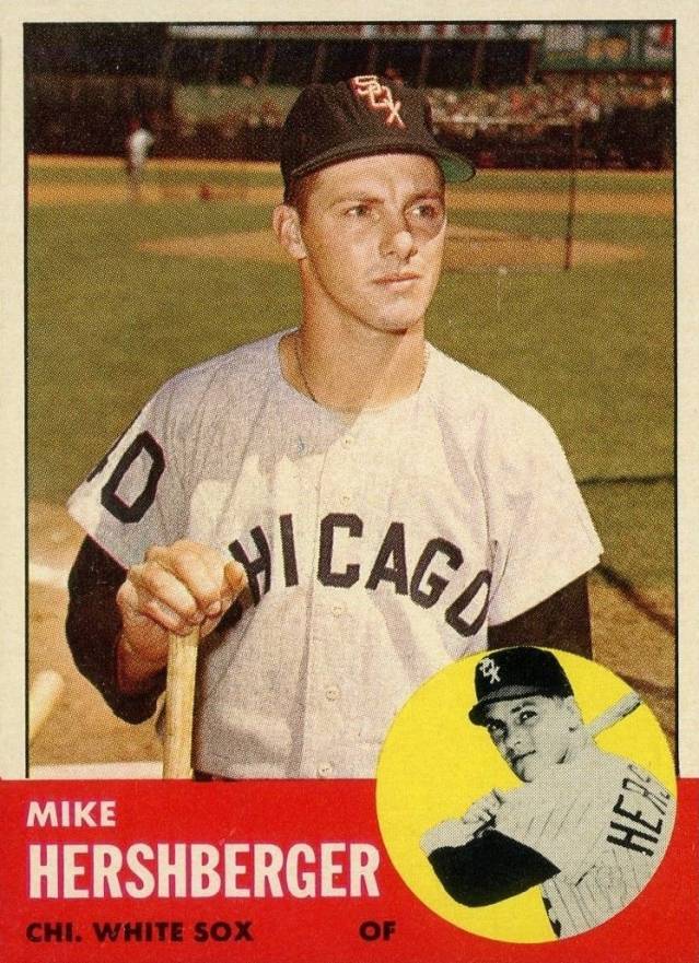 1963 Topps Mike Hershberger #254 Baseball Card