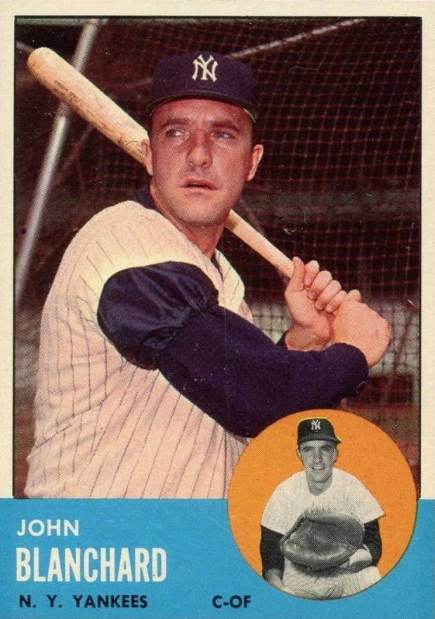 1963 Topps John Blanchard #555 Baseball Card