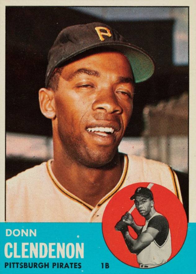 1963 Topps Donn Clendenon #477 Baseball Card