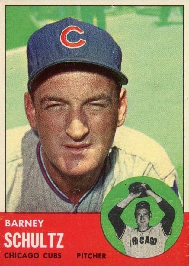 1963 Topps Barney Schultz #452 Baseball Card